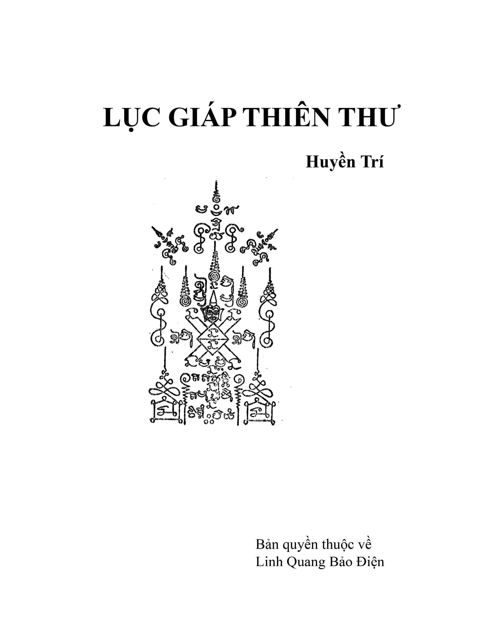Sách Đạo Giáo: Lục Giáp Thiên Thư