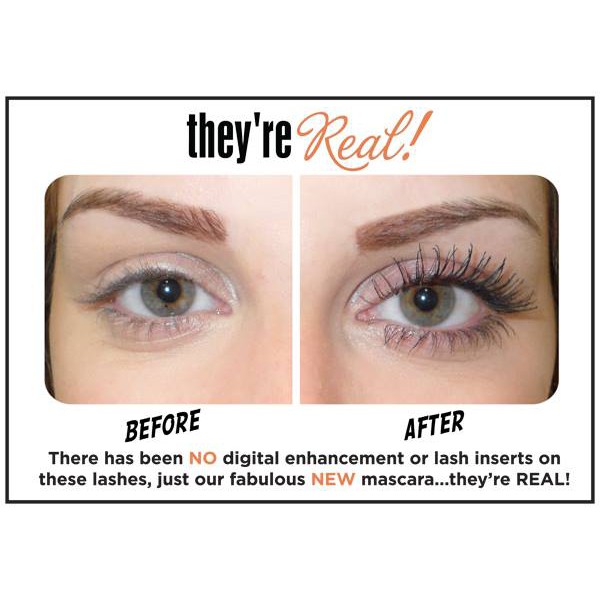 Chuốt mi Benefit Cosmetics Theyre Real!Lengthening & Volumizing Mascara (Hàng xách USA fullsize 8.4g)
