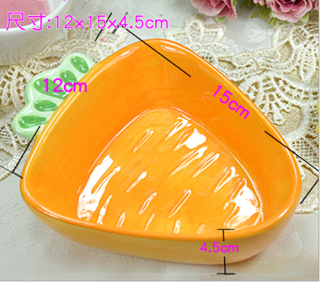 Bát ăn dặm gốm sứ cho bé hình thỏ, cà rốt, gà, vịt