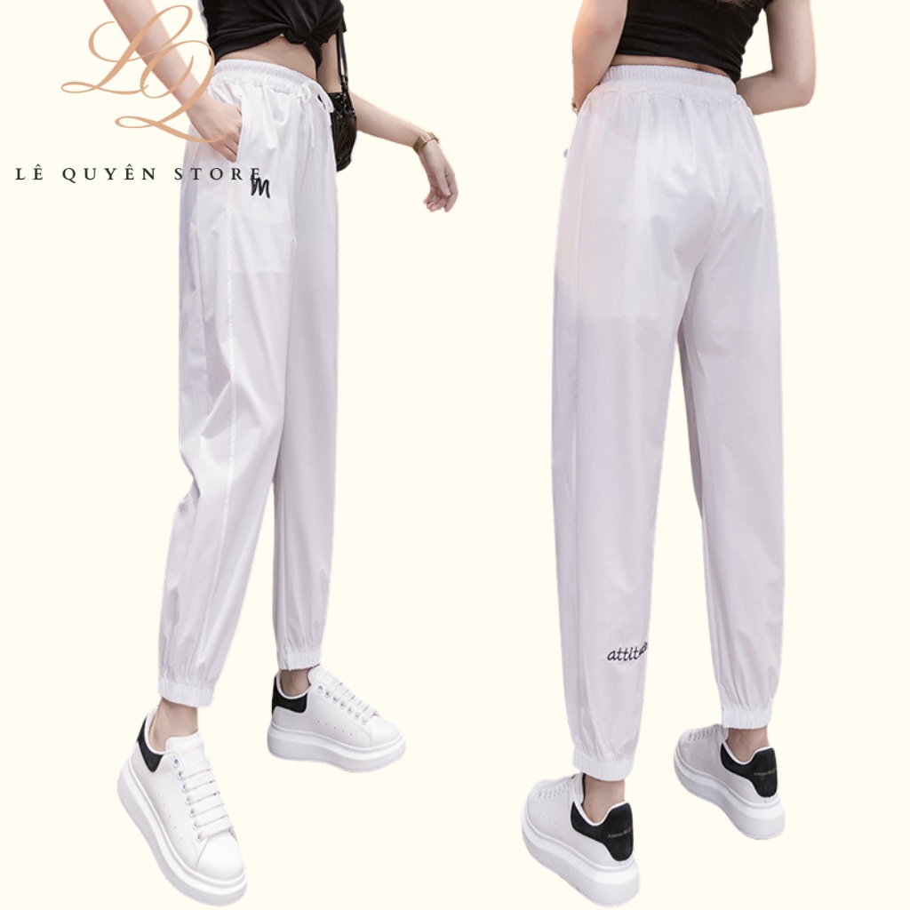 Quần Jogger Bom Bo Gấu Nỉ Da Cá