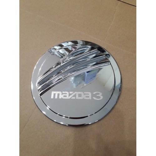 ỐP NẮP BÌNH XĂNG MẠ CROM XE MAZDA 3 2019