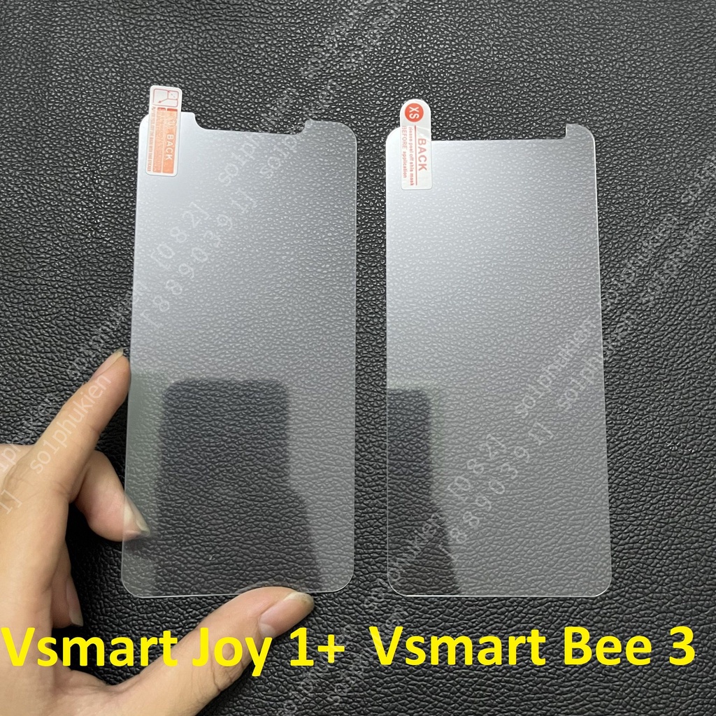 Kính cường lực Vsmart Joy 1+ / Bee 3 viền trong suốt
