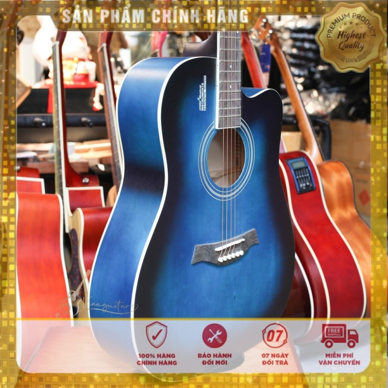 Đàn guitar acoustic R550 mặt gỗ thịt- tặng 12 phụ kiện