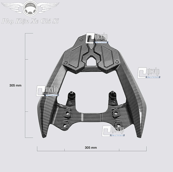 Cảng Sau Winner X Nhôm Đúc Carbon Kiểu Rocket Ultra Aluminum MS3541