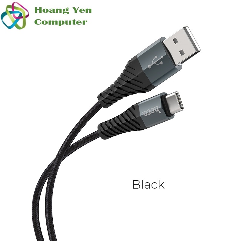 [HCM][1M] Cáp Sạc TYPE C Hoco X38 Dài 1M Dây Dù Cho Android - BH 12 Tháng 1 đổi 1 (MÀU SẮC NGẪU NHIÊN) - Hoàng Yến Computer