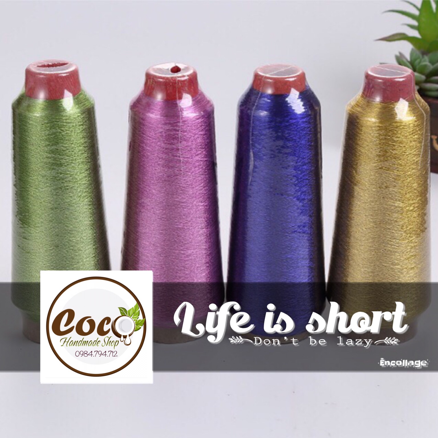 [HCM]Chỉ Kim Tuyến 150D Làm Handmade - Thêu