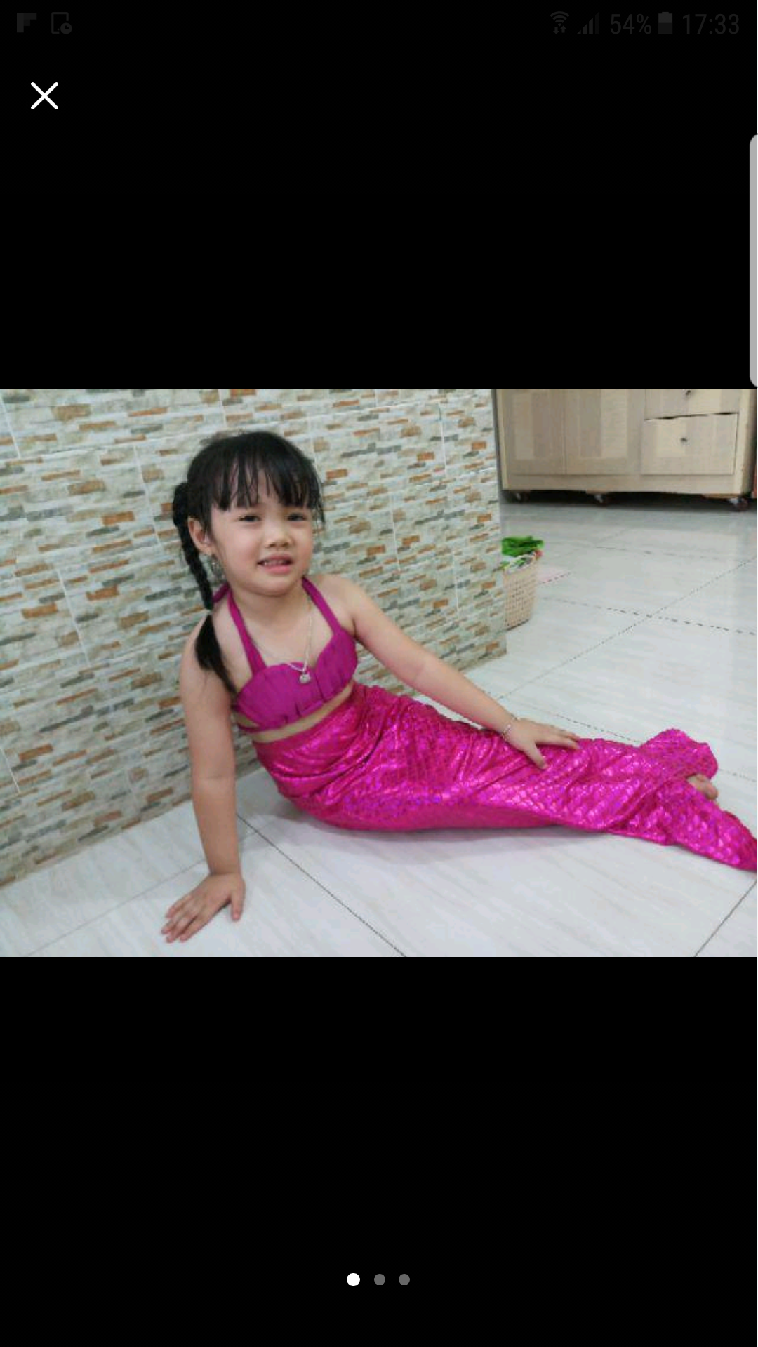 Đồ bơi nàng tiên cá 3 món cho bé
