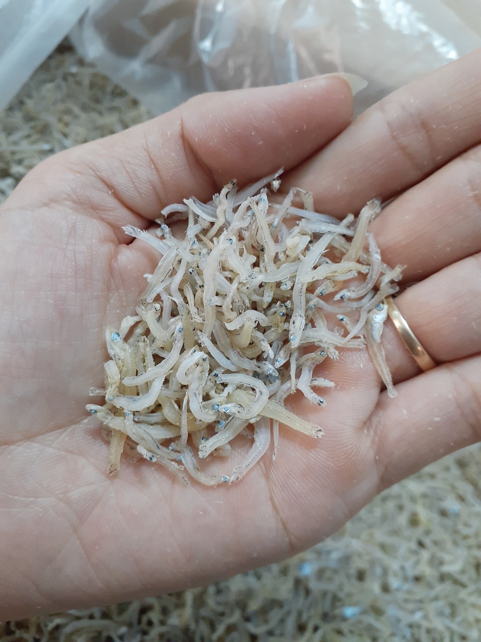 Cá cơm khô 500g - Cá cơm mờm trắng loại 1
