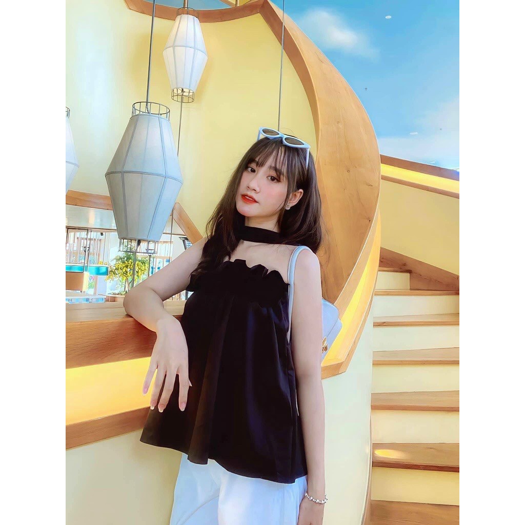 Áo kiểu tiểu thư