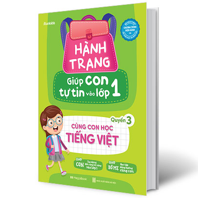 Sách tham khảo - hành trang giúp con tự tin vào lớp 1 - quyển 3: cùng con học tiếng việt