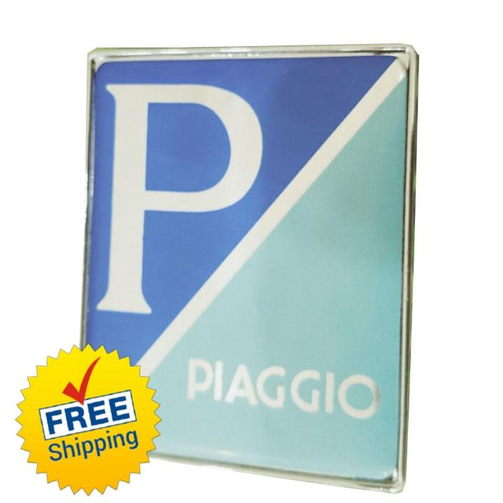 [SHIP 0 ĐỒNG] Với chiếc Logo cho xe Piaggio dán yếm xe như mới FS295