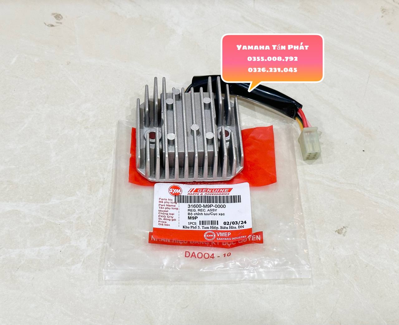 Cục Sạc Atila 5 Chân - Loại Lớn Chính Hãng SYM