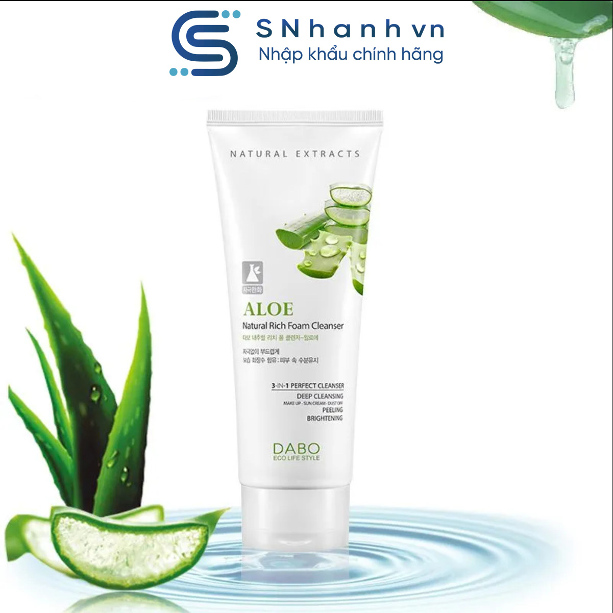 Sữa rửa mặt Dabo Hàn Quốc tuýp 180ml