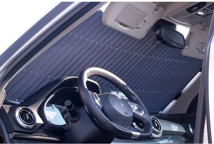 Rèm che nắng kính lái ô tô, rèm che nắng kính lái oto, rèm kéo chắn nắng ô tô, rèm che kính lái, bạt che kính trước ô tô, tấm chắn nắng ô tô, tấm chắn nắng kính lái ô tô