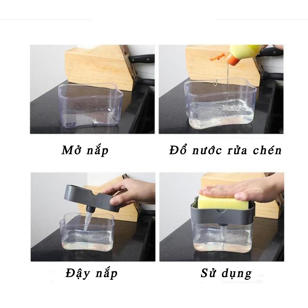 Dụng Cụ Đựng Nước Rửa Bát Thông Minh