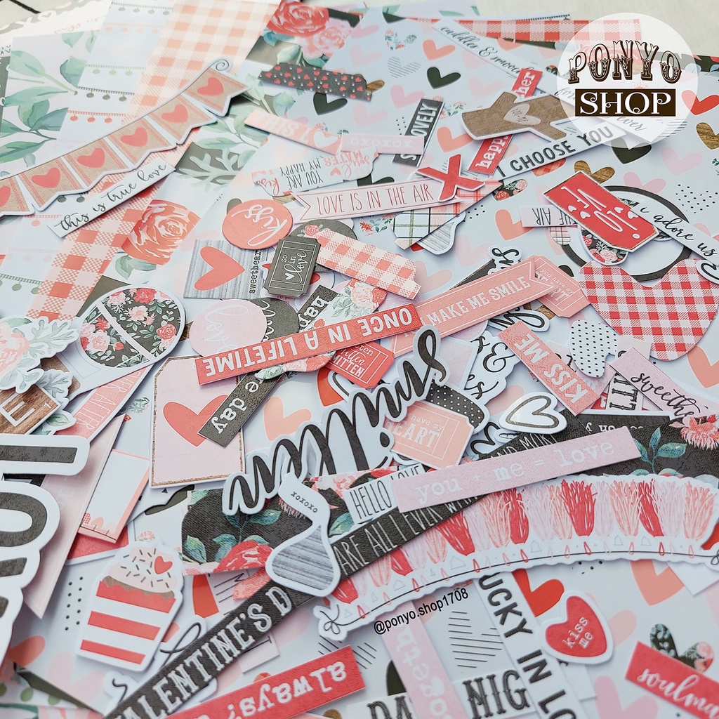 Die cut - hình cắt trang trí Scrapbook (Nhiều mẫu)