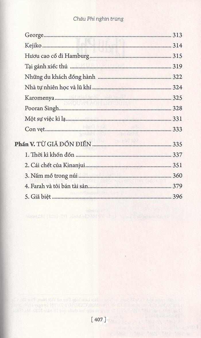 Châu Phi Nghìn Trùng (Tái Bản 2022)