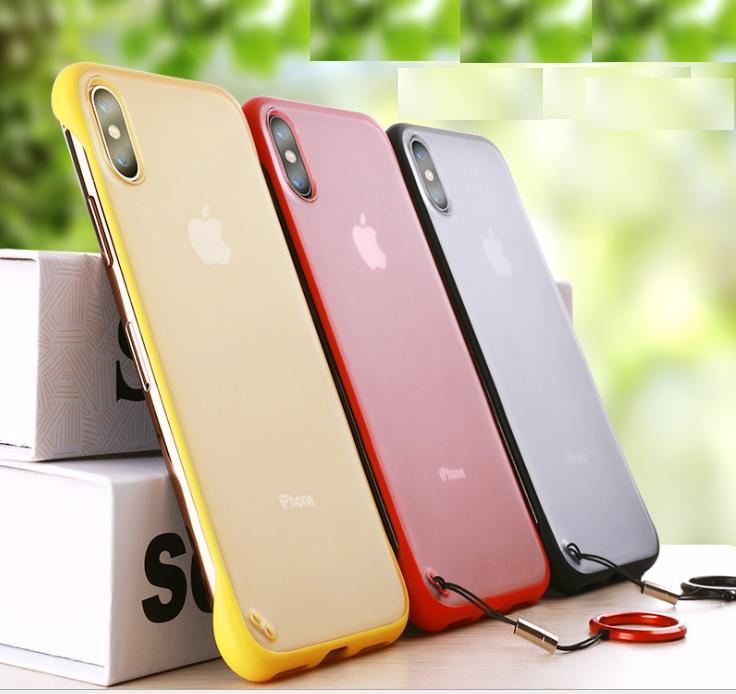Ốp lưng kiểu không viền cho iphone11 11promax iphonex iphone8 iphone8plus iphone7 7plus 6 6plus