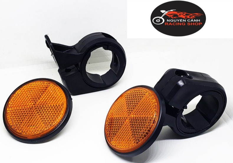 cặp mắt Mèo Phản Quang Gắn Phuộc Các loại Xe Máy (pass tròn gắn phuộc)