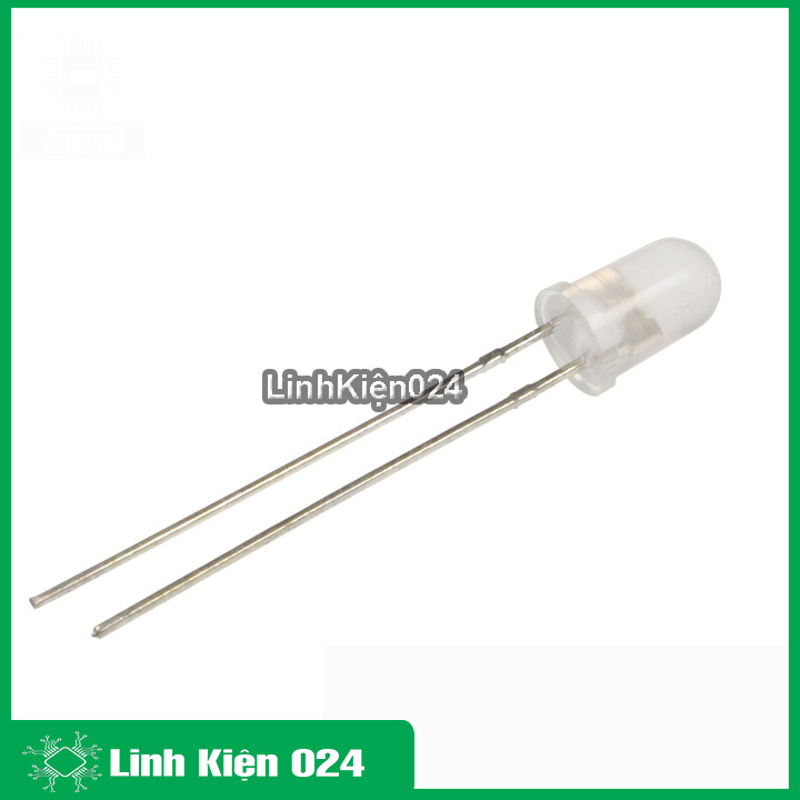Gói 1000 bóng led đục 5mm chân dài ánh sáng dịu