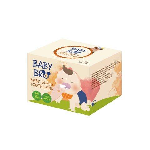 GẠC VỆ SINH RĂNG MIỆNG TRẺ EM BABY BRO 25 MIẾNG HỘP