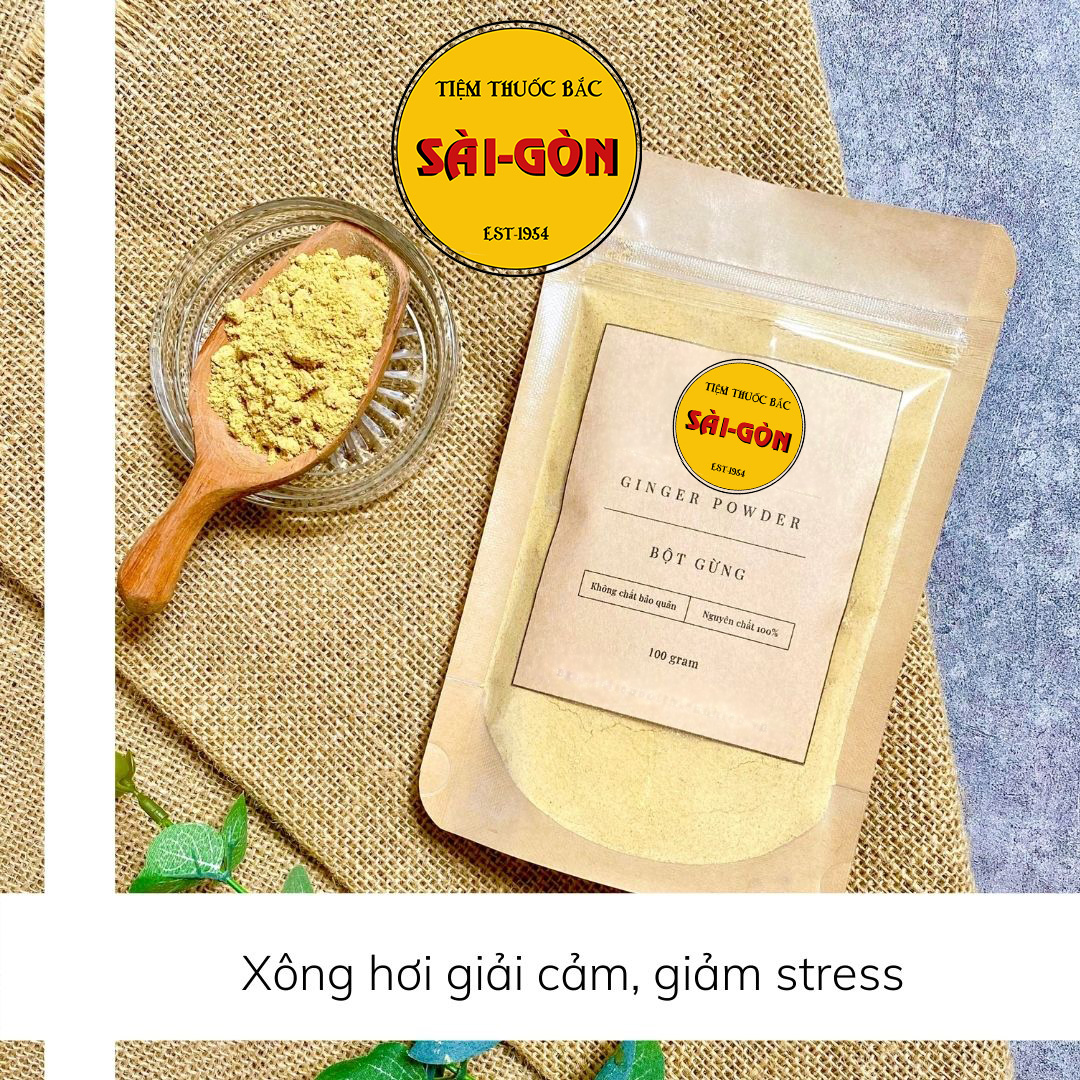 [HCM]Bột Gừng Ta Nguyên Chất 100g