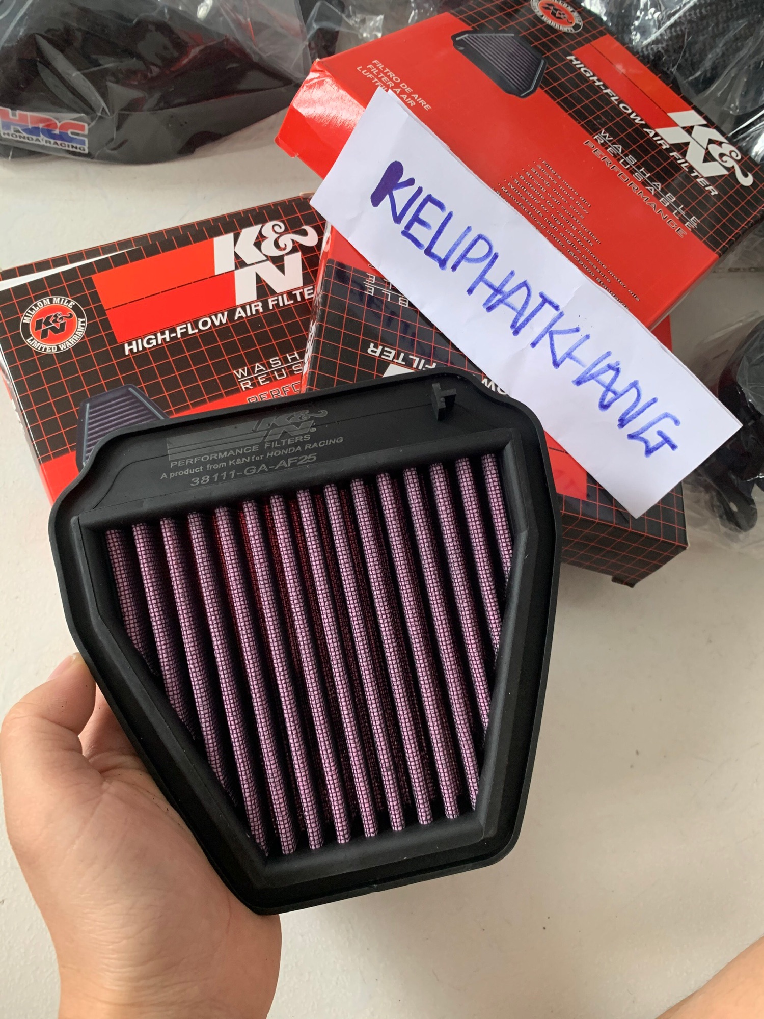 Lọc gió kn dùng winner x sonic winner v1