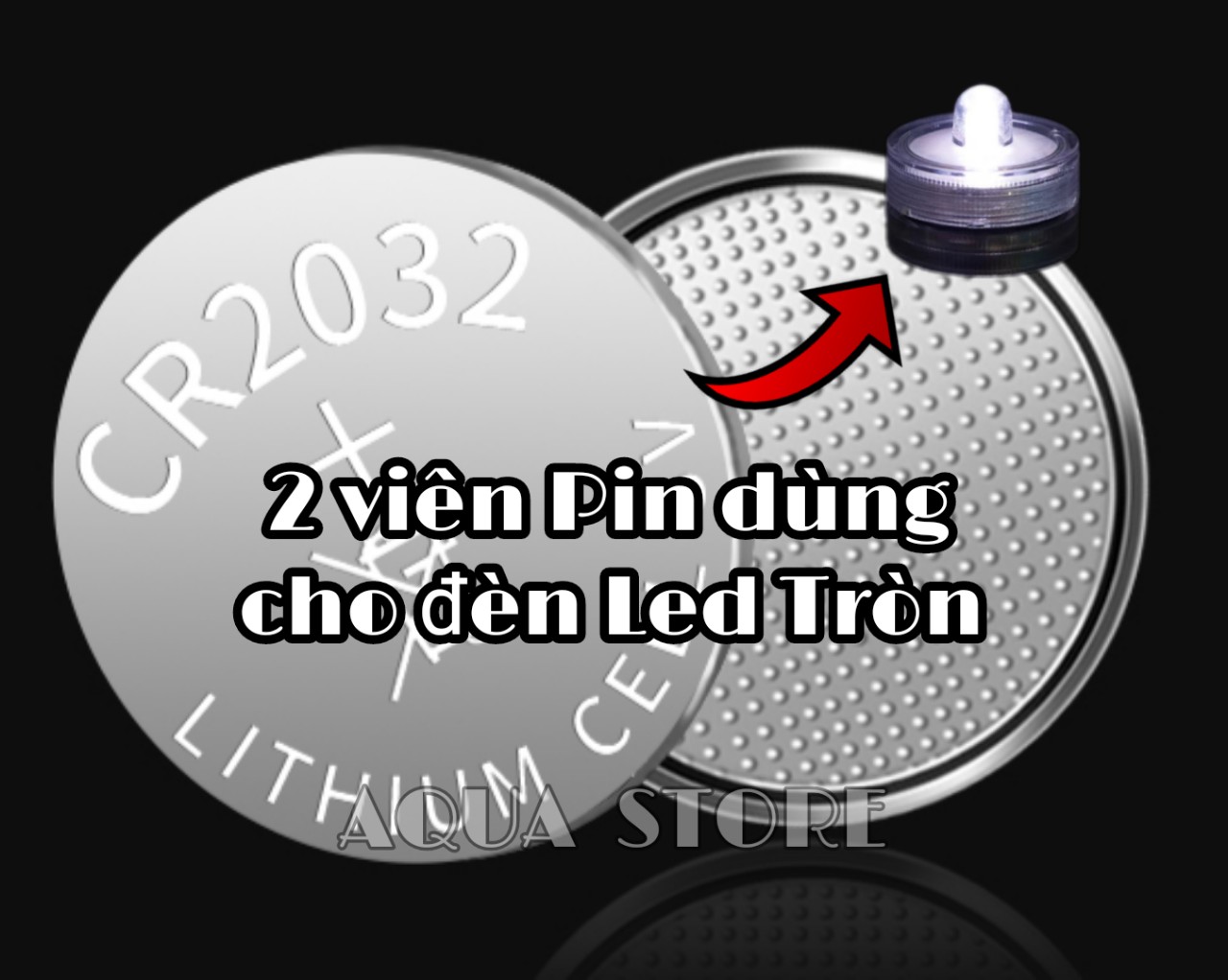 Đèn Led mini dùng Pin - đèn trang trí hồ cá tiểu cảnh