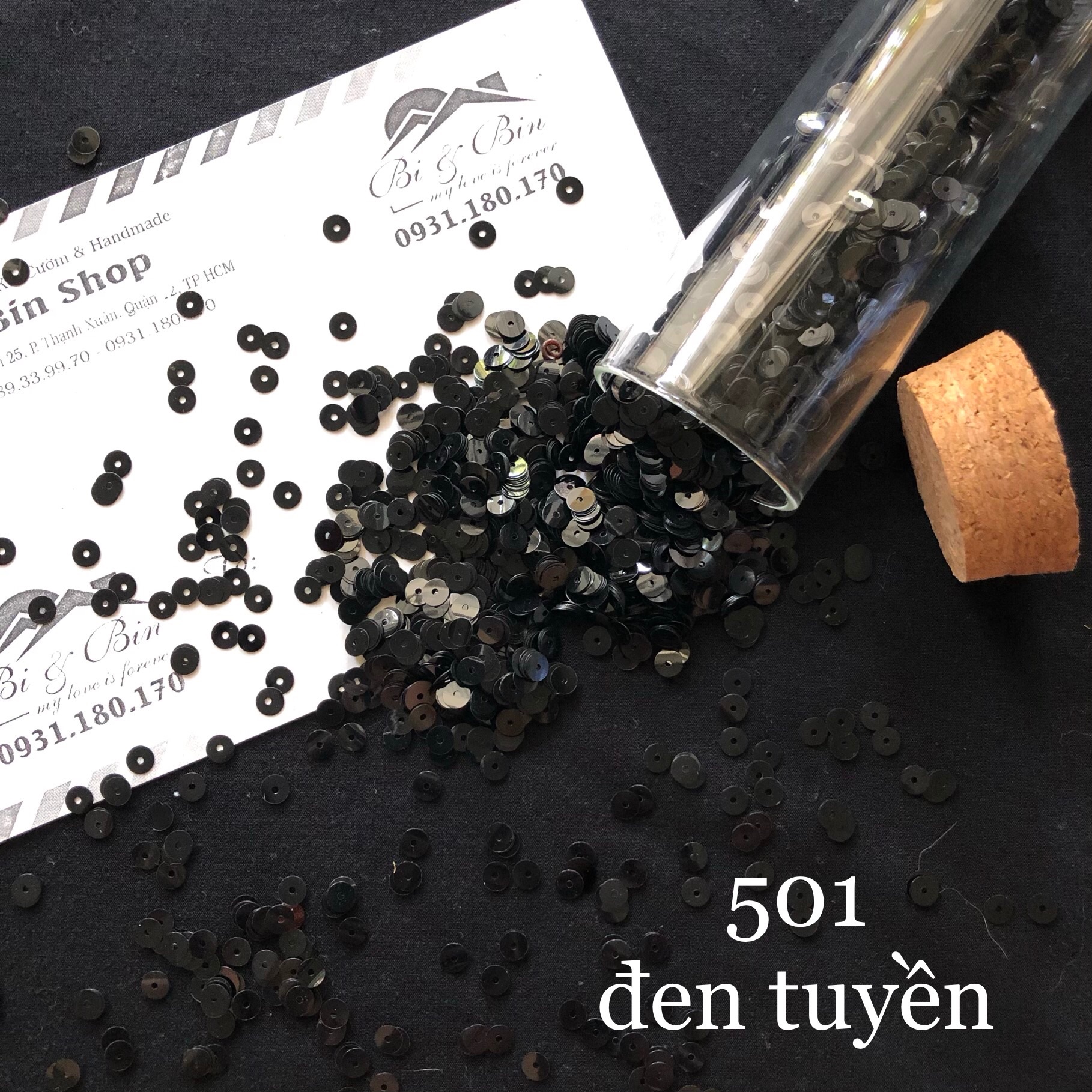 Kim Sa Vảy Cá (Phẳng) 5mm