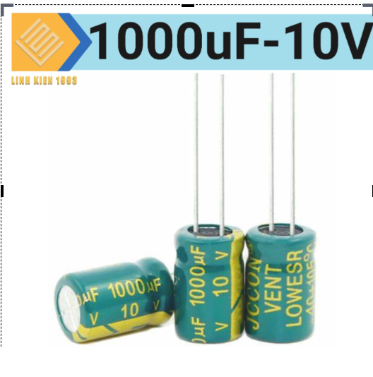 Tụ điện1000uf10v tụ hóa 1000uf10v chân cắm capacitor