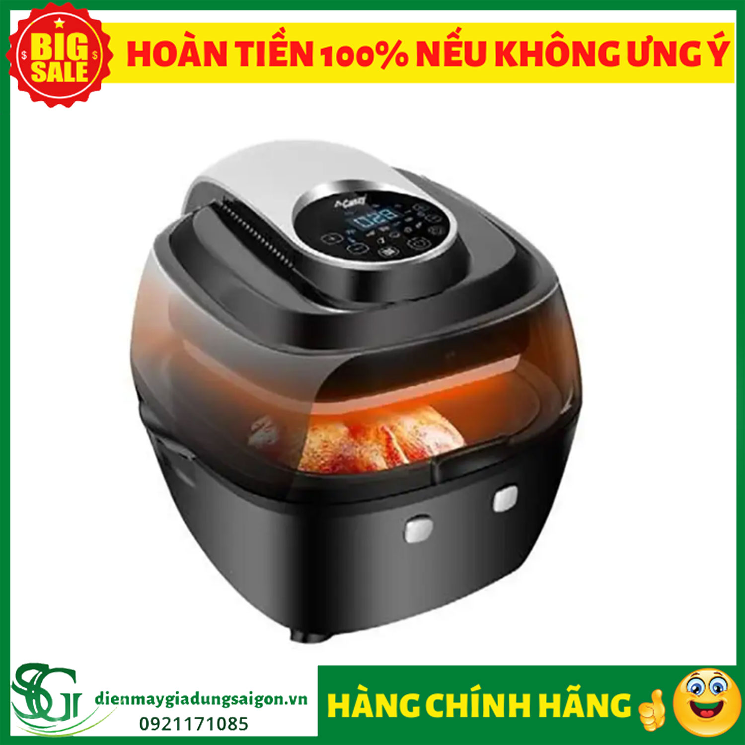 [HCM]NỒI CHIÊN KHÔNG DẦU CANZY CZ -FR06A