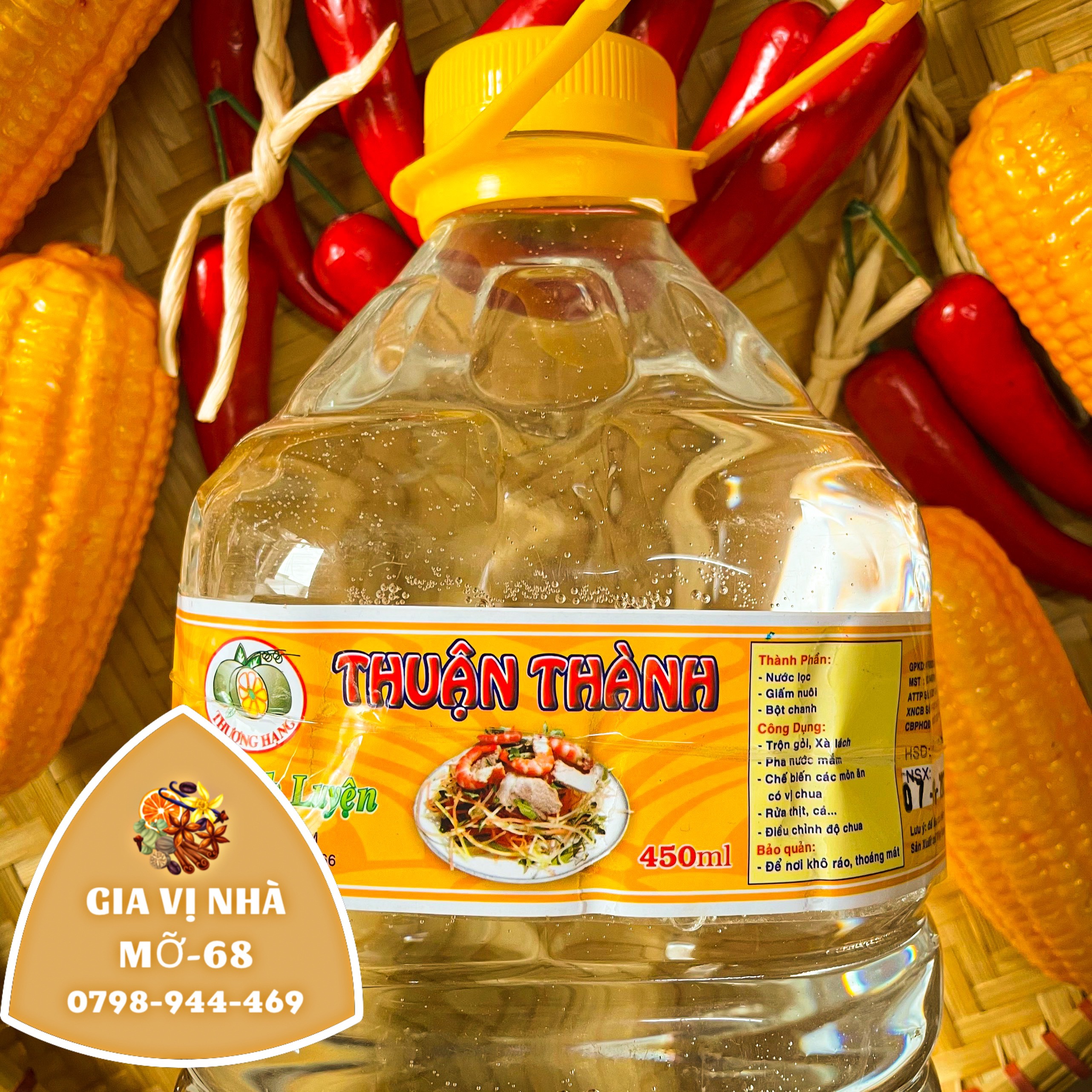 GIẤM ĂN TINH LUYỆN THUẬN THÀNH 5 LÍT