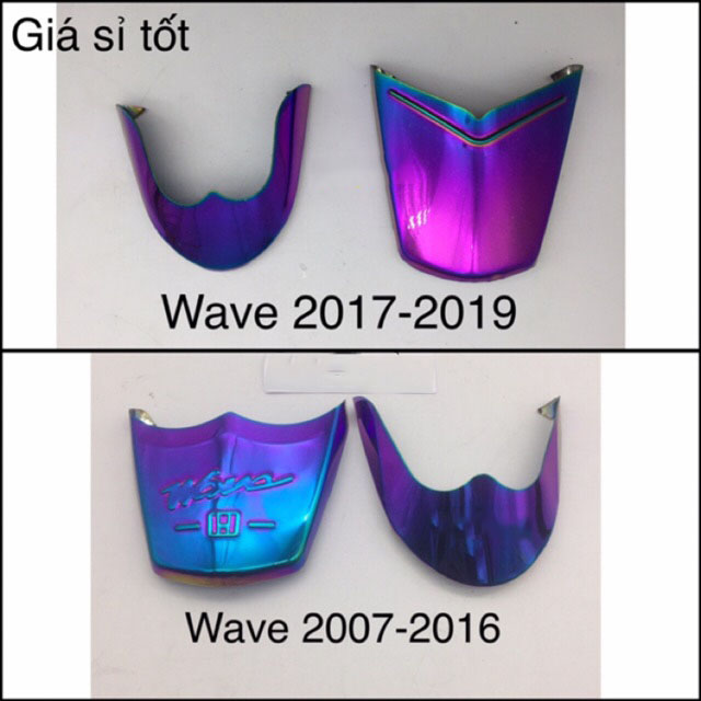 Bọc mõm đuôi titan xe wave 2006-2024