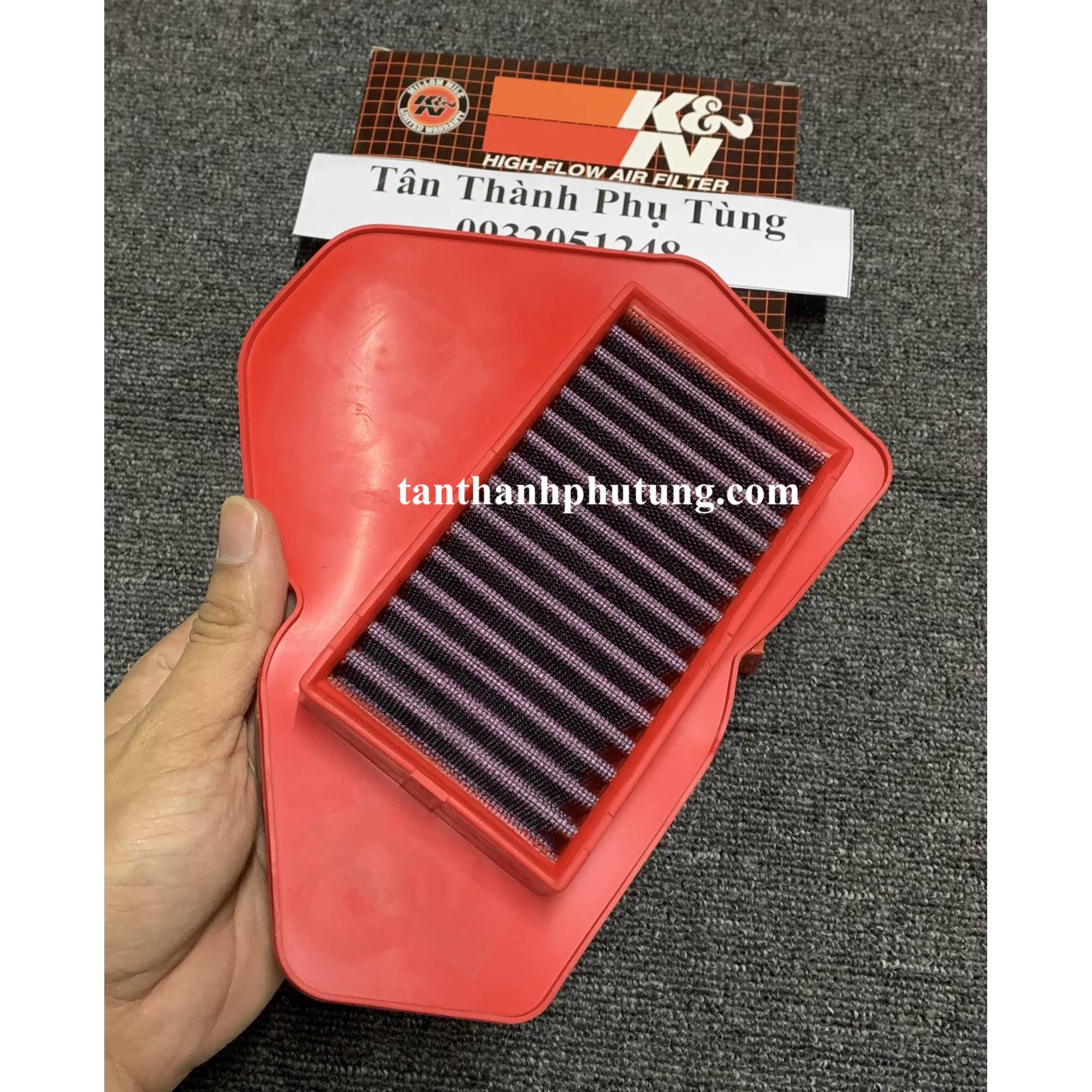 LỌC GIÓ K&N CHO RAIDER FI, SATRIA