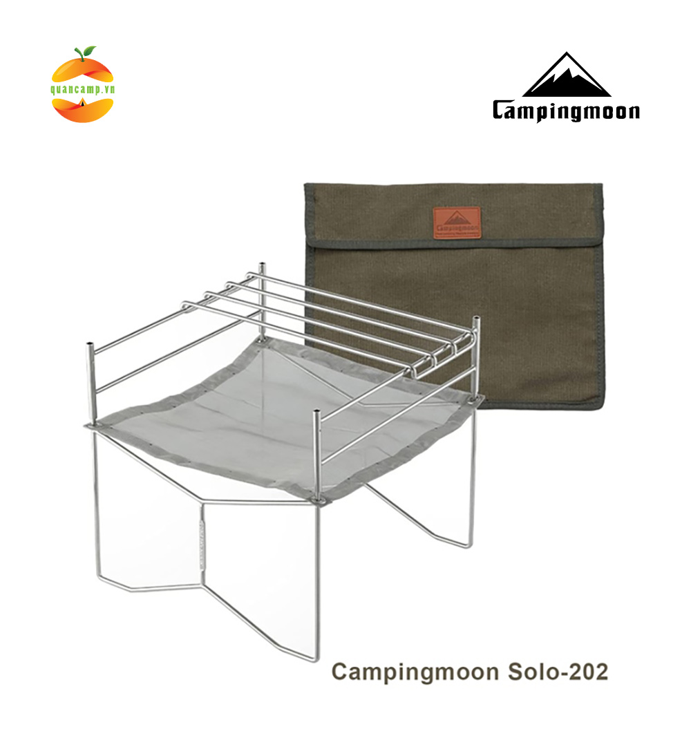Giá đốt củi dã ngoại gấp gọn Campingmoon Solo-202