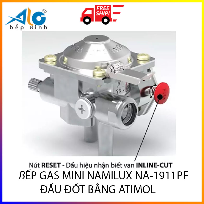 Bếp ga mini Namilux PL1911PF / 1911PF - tiết kiệm gas và chống cháy nổ BH 6 tháng - Alo Bếp Xinh