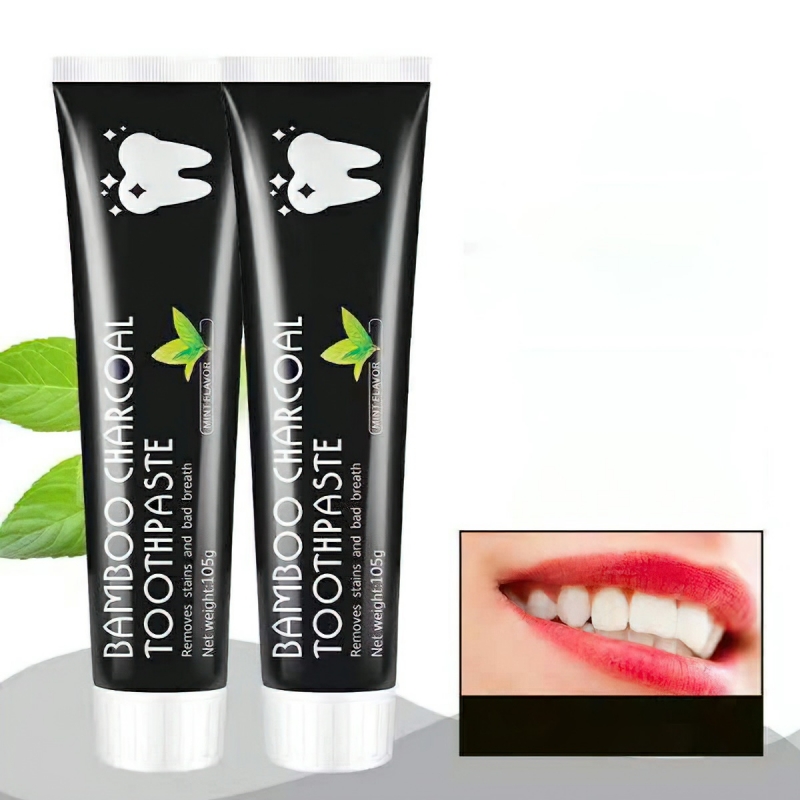 Activated bamboo charcoal toothbrush remove stains whitening teeth black 105g for air conditioning cool-Hause