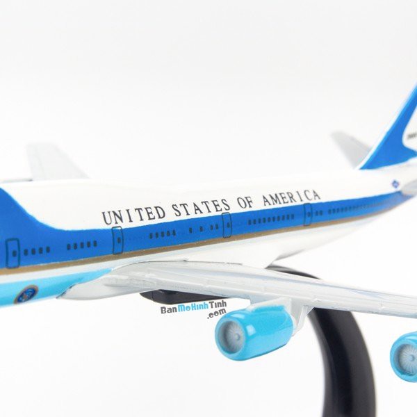 [HCM]Mô hình máy bay Air Force One Boeing B747 16cm Everfly