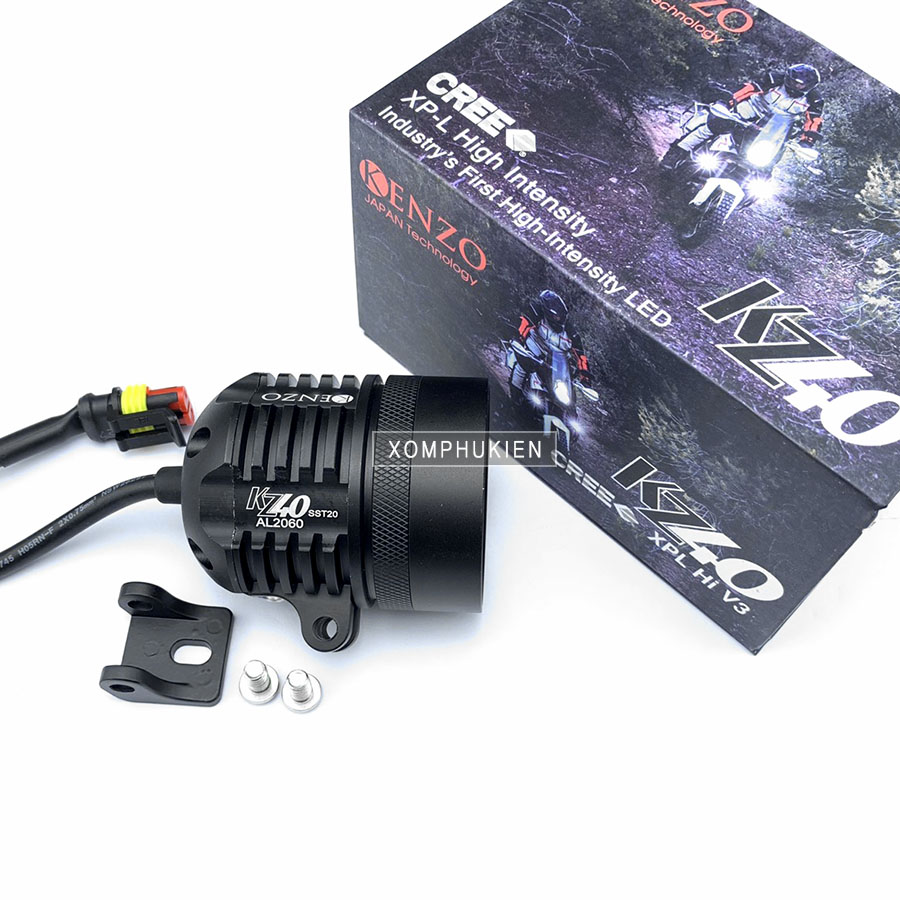 [HCM]Đèn Trợ Sáng L4X [ KZ40 ] Chip SST20 Siêu Sáng 30W  [ Kèm 4 Phụ Kiện ]
