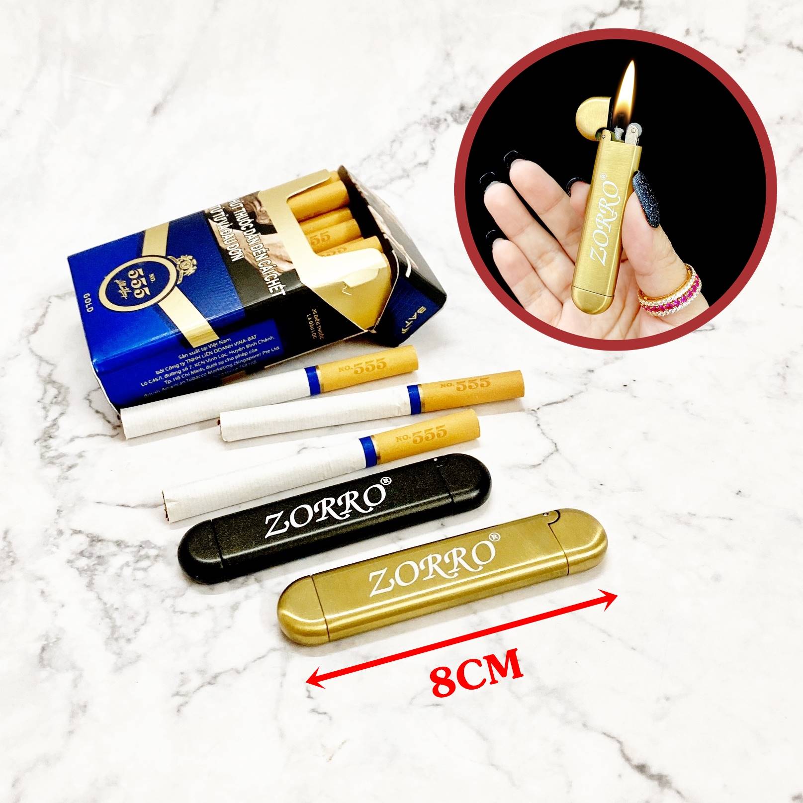 BẬT LỬA XĂNG ĐÁ ZORRO Z898 SIÊU MỎNG (CÓ HỘP) - (XÀI XĂNG)