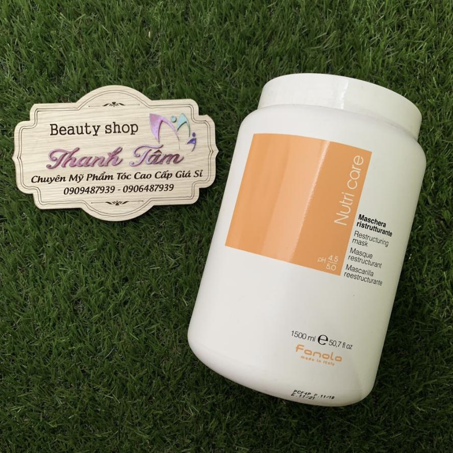 [HCM]Hấp dầu Fanola Nutricare Restructuring chăm sóc tóc hư tổn 1500ml