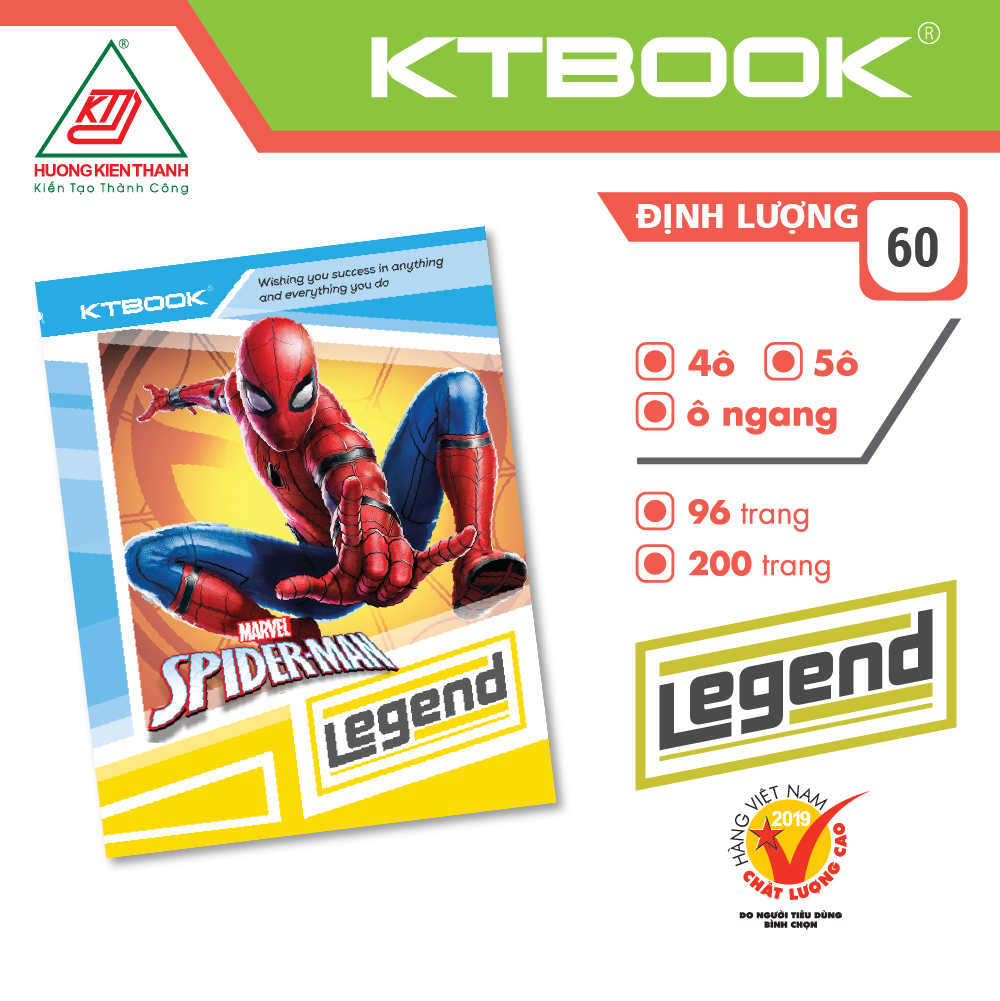 Combo 10 cuốn Tập học sinh Legend 96 trang (10 cuốn/gói)