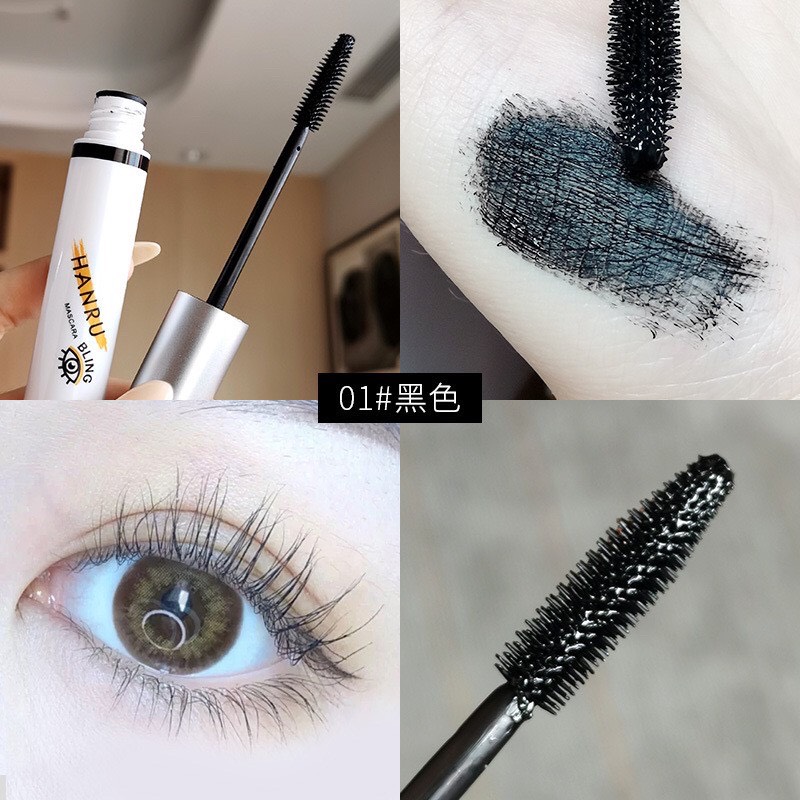 Mascara mầu HANRU Bling Nâu , xanh, tím , đen