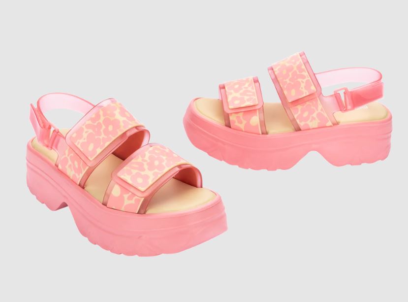 Giày Sandals đế xuồng Melissa Brave Platform AD - Hồng