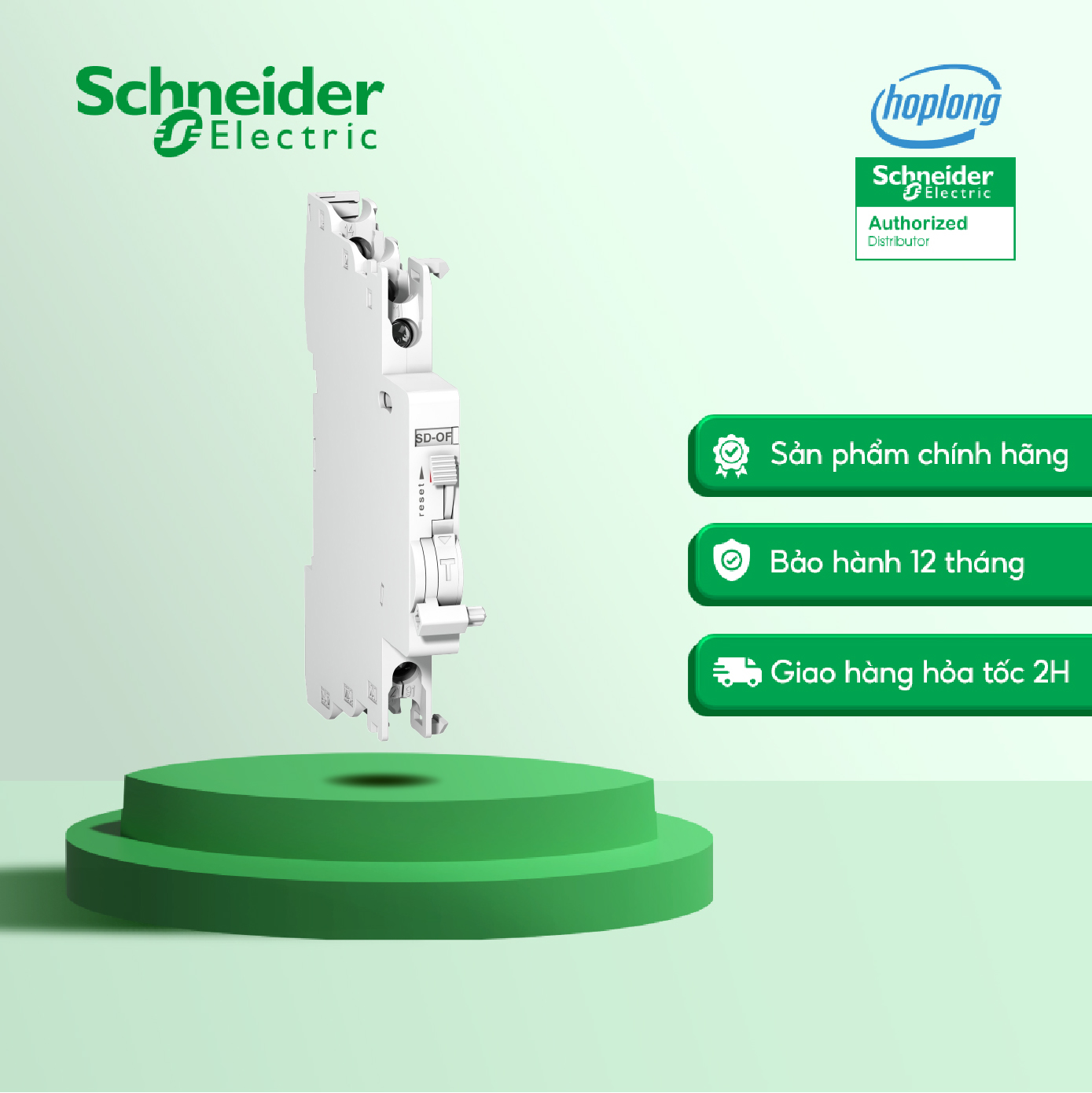 Phụ kiện A9N26929 Schneider 2 C/O - (OF & OF/OF & SD) - 1 N.m