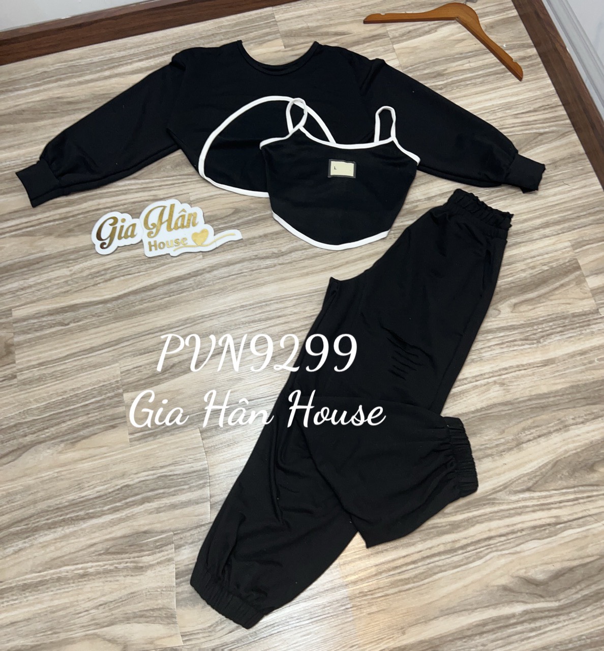 Set thể thao 3 món gạch chân Dio