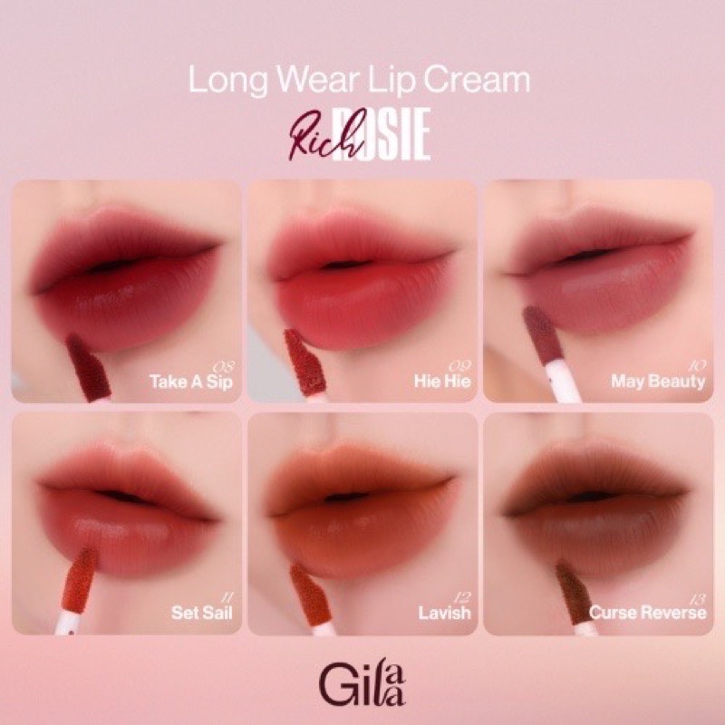 [HCM](Fullsize)Son kem lì Gilla Long Wear Cream