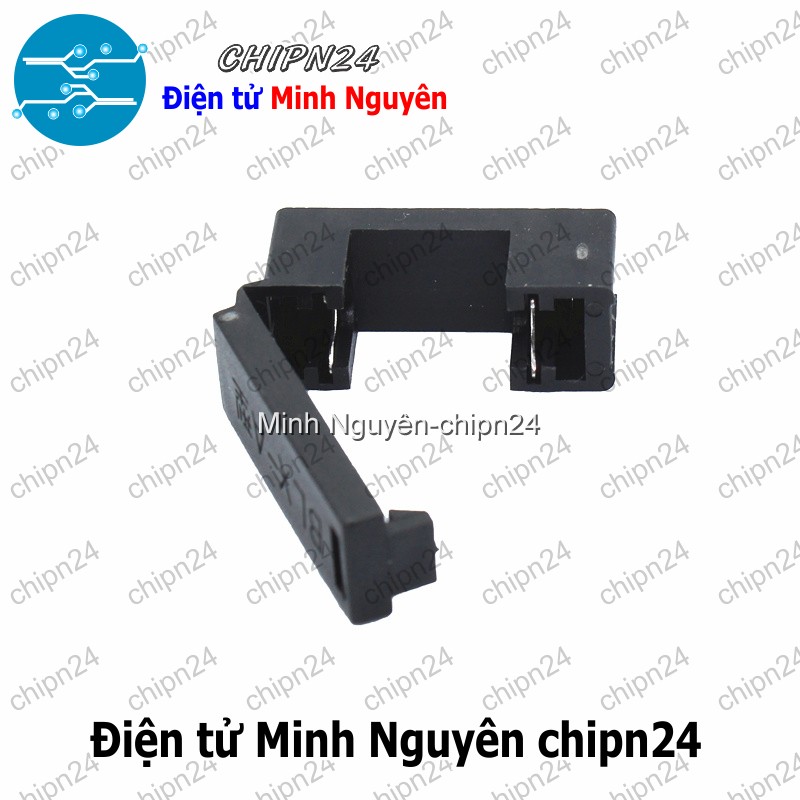 [2 cái] (F179.4) Đế Cầu Chì 5x20mm Đen - HH004900