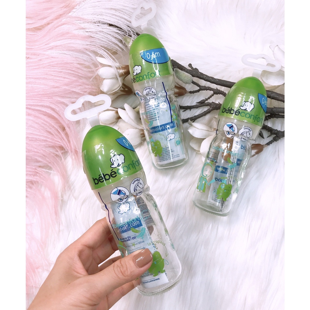 Bình sữa thủy tinh Bebeconfort