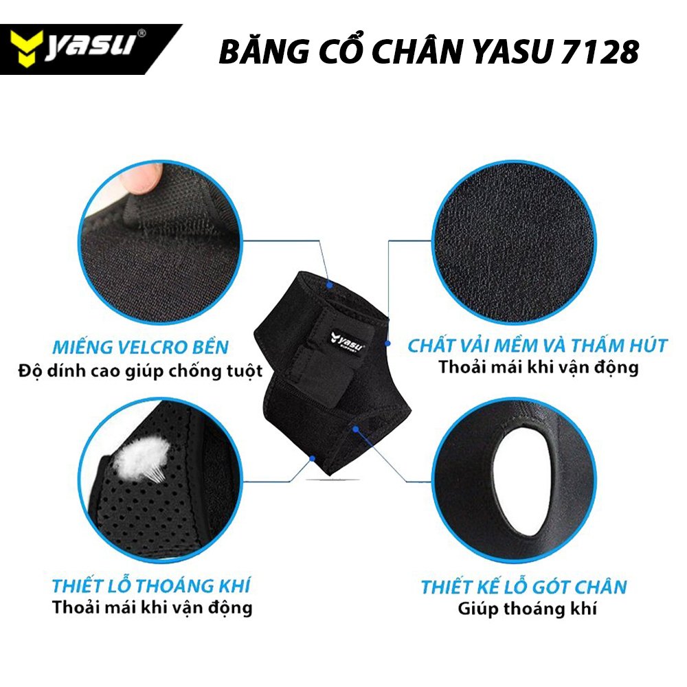 Băng dán bảo vệ mắt cá chân Yasu 7127